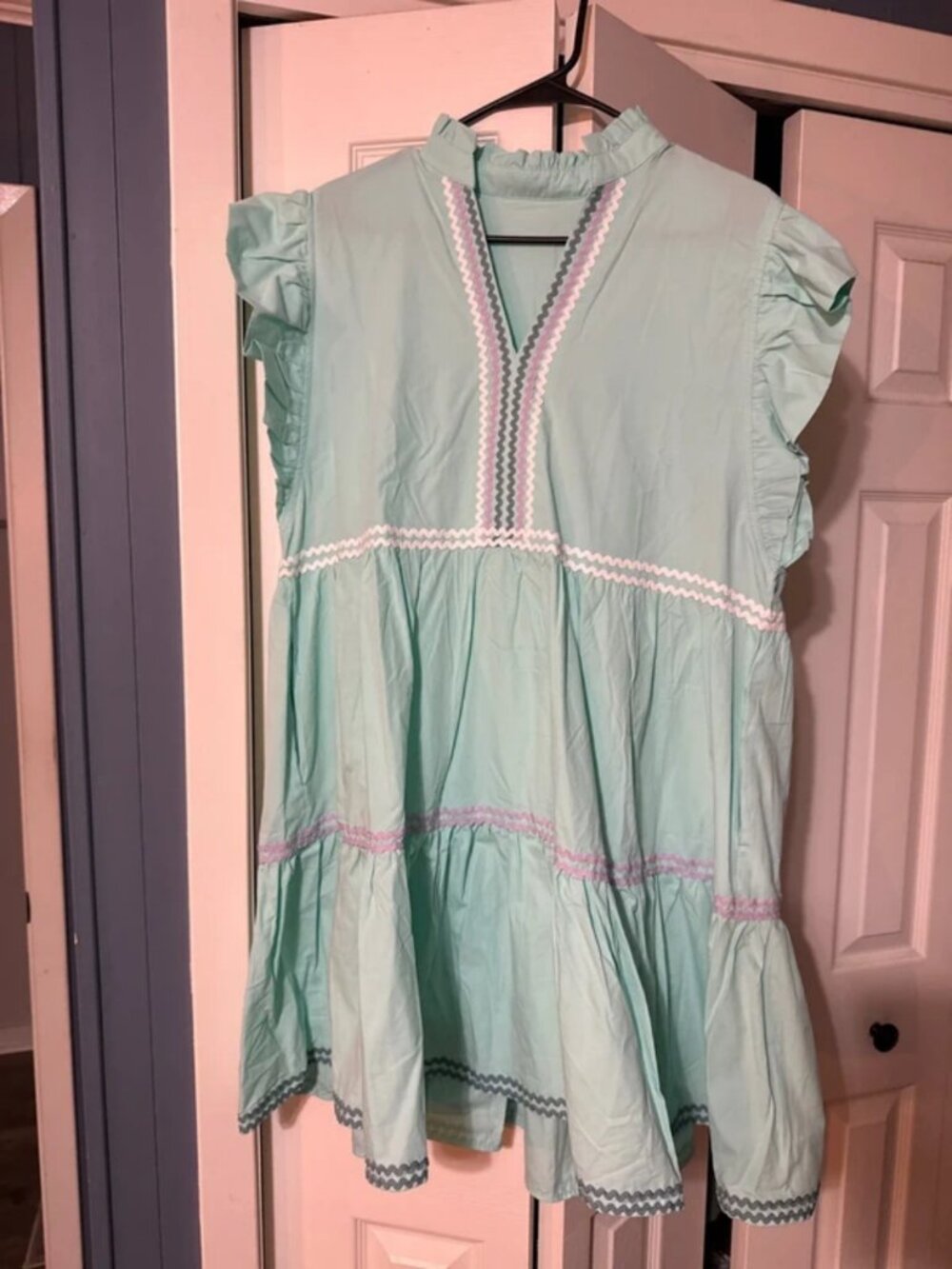 Women’s turquoise summer dress